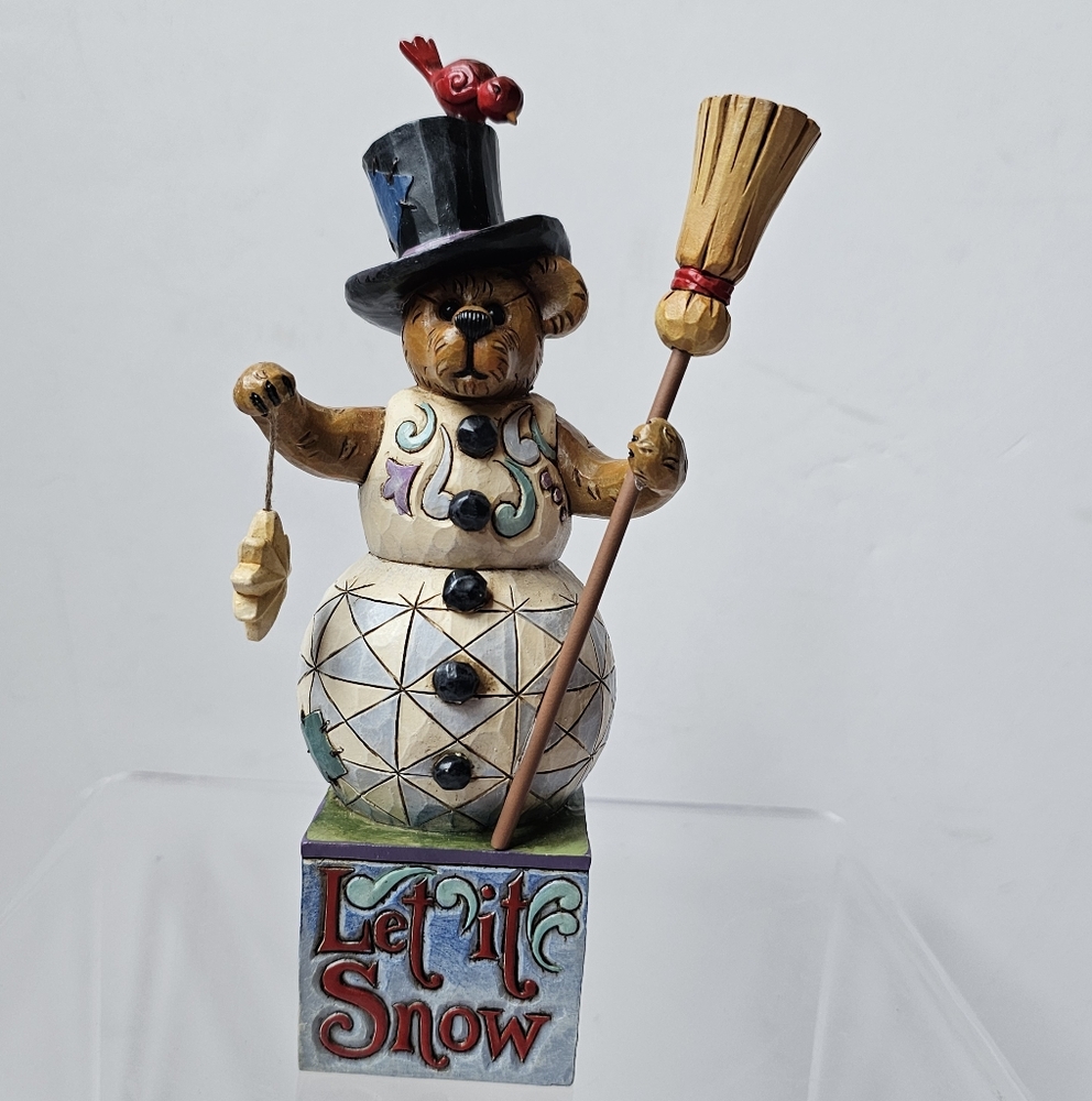 Jim Shore Boyds Bears Enesco Frostley Broominbeary Let It Snow '09 Snowbear Box